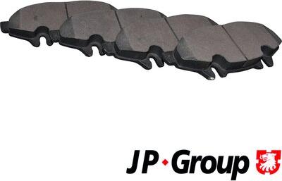 JP Group 1363603010 - Kit de plaquettes de frein, frein à disque cwaw.fr