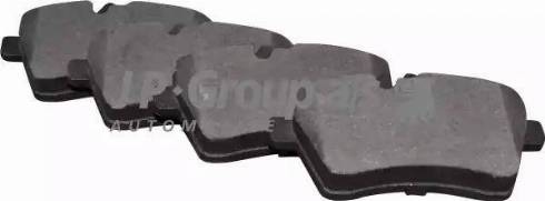 JP Group 1363603110 - Kit de plaquettes de frein, frein à disque cwaw.fr