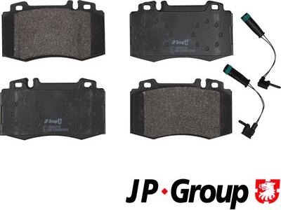 JP Group 1363602410 - Kit de plaquettes de frein, frein à disque cwaw.fr