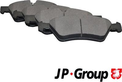 JP Group 1363602610 - Kit de plaquettes de frein, frein à disque cwaw.fr