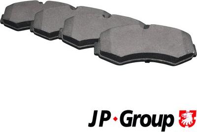 JP Group 1363602210 - Kit de plaquettes de frein, frein à disque cwaw.fr