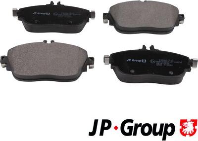 JP Group 1363607010 - Kit de plaquettes de frein, frein à disque cwaw.fr