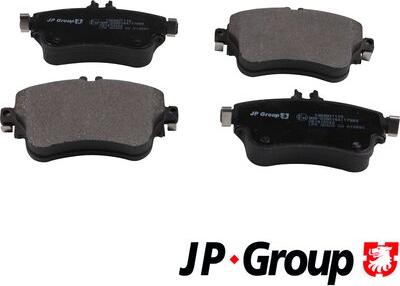 JP Group 1363607110 - Kit de plaquettes de frein, frein à disque cwaw.fr