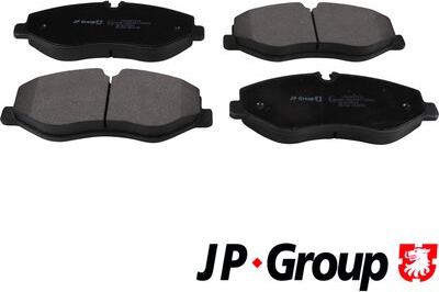 JP Group 1363607310 - Kit de plaquettes de frein, frein à disque cwaw.fr