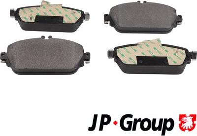 JP Group 1363607210 - Kit de plaquettes de frein, frein à disque cwaw.fr