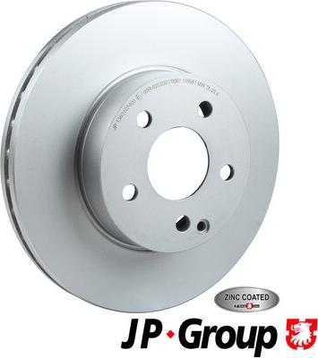 JP Group 1363107400 - Disque de frein cwaw.fr