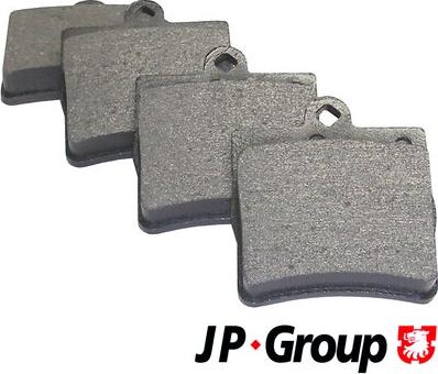 JP Group 1363700510 - Kit de plaquettes de frein, frein à disque cwaw.fr