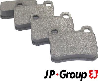 JP Group 1363700110 - Kit de plaquettes de frein, frein à disque cwaw.fr