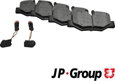 JP Group 1363701910 - Kit de plaquettes de frein, frein à disque cwaw.fr