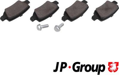 JP Group 1363701410 - Kit de plaquettes de frein, frein à disque cwaw.fr