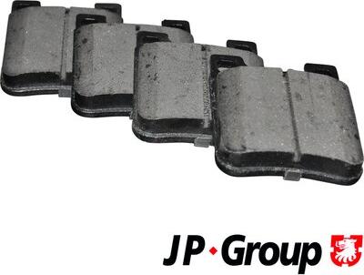 JP Group 1363702410 - Kit de plaquettes de frein, frein à disque cwaw.fr