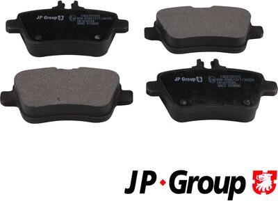 JP Group 1363702510 - Kit de plaquettes de frein, frein à disque cwaw.fr