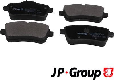 JP Group 1363702610 - Kit de plaquettes de frein, frein à disque cwaw.fr