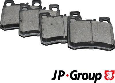 JP Group 1363702110 - Kit de plaquettes de frein, frein à disque cwaw.fr