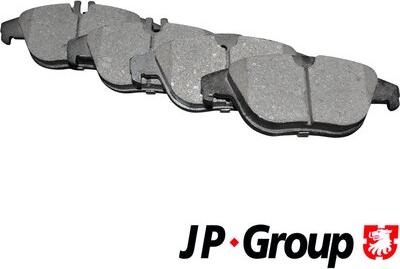 JP Group 1363702310 - Kit de plaquettes de frein, frein à disque cwaw.fr