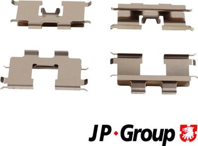 JP Group 1264004910 - Kit d'accessoires, plaquette de frein à disque cwaw.fr