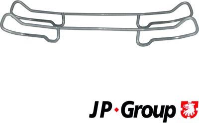 JP Group 1263650110 - Kit d'accessoires, plaquette de frein à disque cwaw.fr