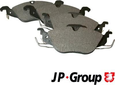 JP Group 1263600210 - Kit de plaquettes de frein, frein à disque cwaw.fr