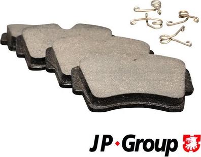 JP Group 1263601510 - Kit de plaquettes de frein, frein à disque cwaw.fr