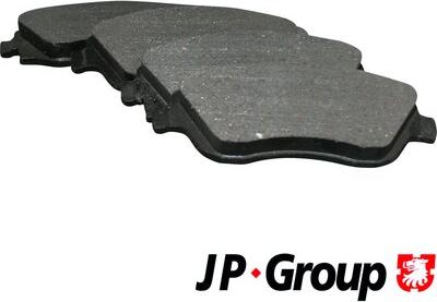 JP Group 1263601110 - Kit de plaquettes de frein, frein à disque cwaw.fr