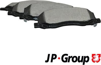 JP Group 1263603910 - Kit de plaquettes de frein, frein à disque cwaw.fr