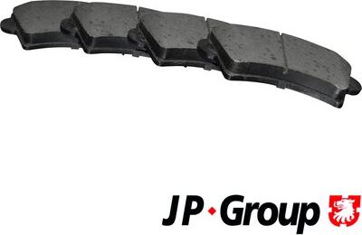 JP Group 1263603610 - Kit de plaquettes de frein, frein à disque cwaw.fr