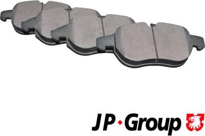 JP Group 1263603110 - Kit de plaquettes de frein, frein à disque cwaw.fr