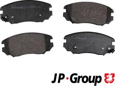 JP Group 1263603810 - Kit de plaquettes de frein, frein à disque cwaw.fr