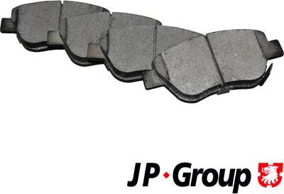 JP Group 1263603210 - Kit de plaquettes de frein, frein à disque cwaw.fr