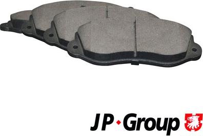 JP Group 1263602910 - Kit de plaquettes de frein, frein à disque cwaw.fr