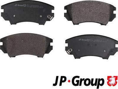 JP Group 1263602410 - Kit de plaquettes de frein, frein à disque cwaw.fr