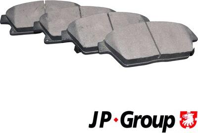 JP Group 1263602610 - Kit de plaquettes de frein, frein à disque cwaw.fr