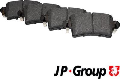 JP Group 1263700910 - Kit de plaquettes de frein, frein à disque cwaw.fr