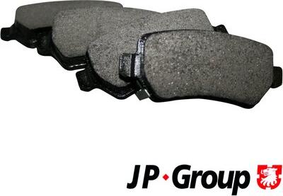 JP Group 1263700110 - Kit de plaquettes de frein, frein à disque cwaw.fr