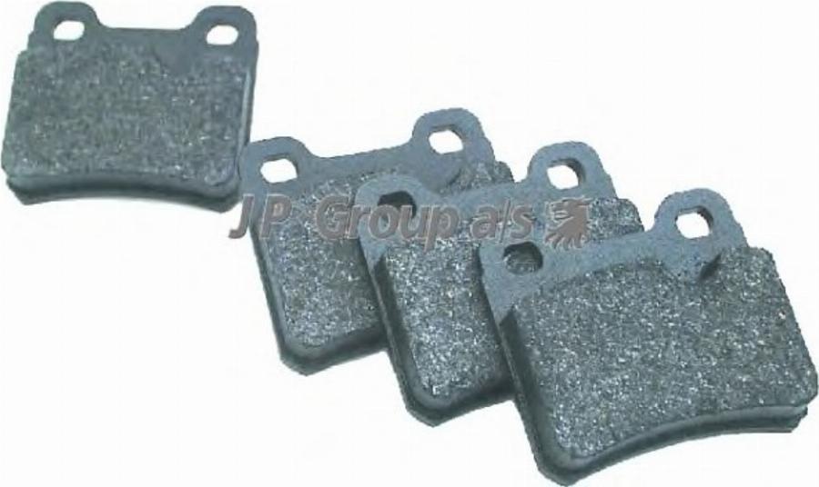 JP Group 1263700310 - Kit de plaquettes de frein, frein à disque cwaw.fr