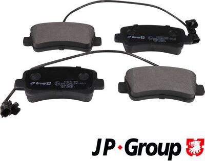 JP Group 1263701810 - Kit de plaquettes de frein, frein à disque cwaw.fr