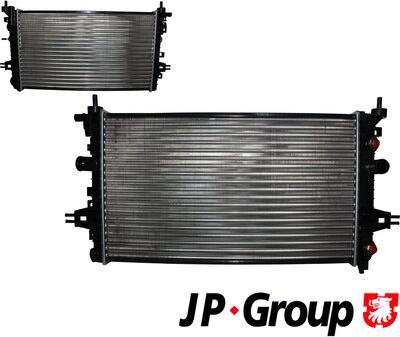 JP Group 1214203200 - Radiateur, refroidissement du moteur cwaw.fr