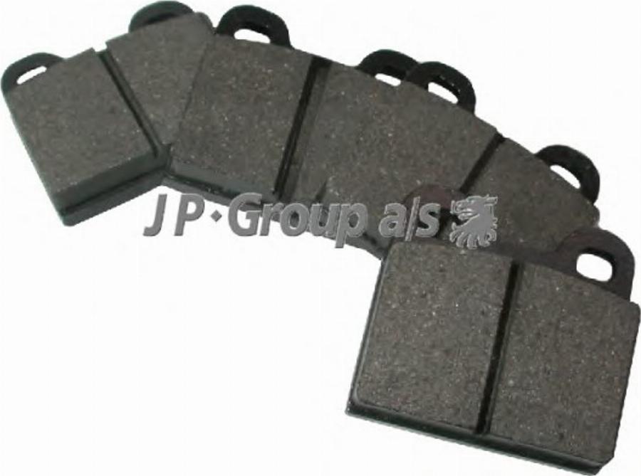 JP Group 8163601112 - Kit de plaquettes de frein, frein à disque cwaw.fr