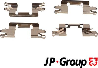 JP Group 3964002610 - Kit d'accessoires, plaquette de frein à disque cwaw.fr