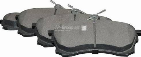 JP Group 3963600810 - Kit de plaquettes de frein, frein à disque cwaw.fr