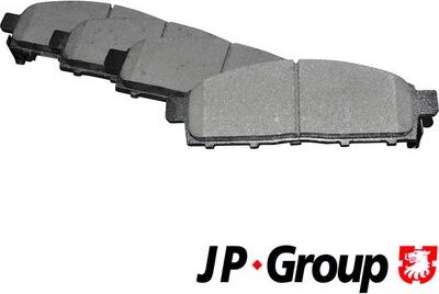 JP Group 3963600210 - Kit de plaquettes de frein, frein à disque cwaw.fr