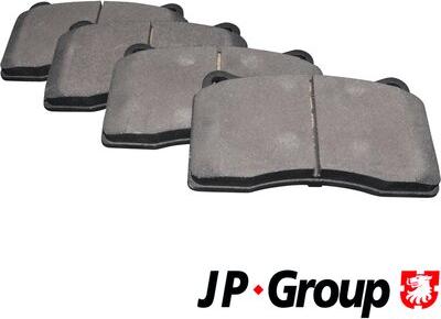 JP Group 3963601210 - Kit de plaquettes de frein, frein à disque cwaw.fr