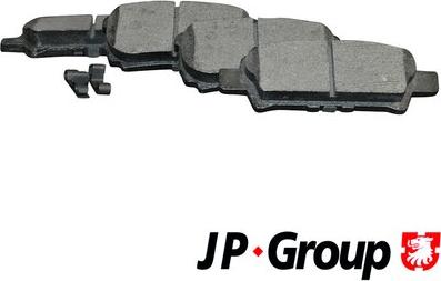 JP Group 3963700410 - Kit de plaquettes de frein, frein à disque cwaw.fr