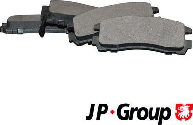 JP Group 3963700110 - Kit de plaquettes de frein, frein à disque cwaw.fr