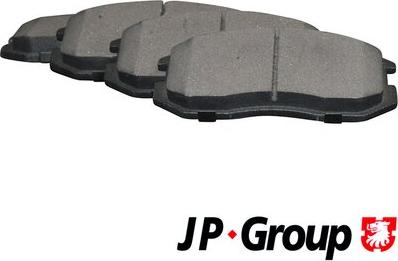 JP Group 3963700310 - Kit de plaquettes de frein, frein à disque cwaw.fr