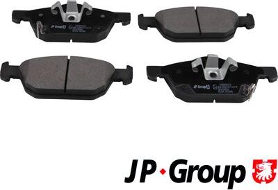 JP Group 3463604910 - Kit de plaquettes de frein, frein à disque cwaw.fr