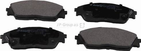 JP Group 3463604810 - Kit de plaquettes de frein, frein à disque cwaw.fr