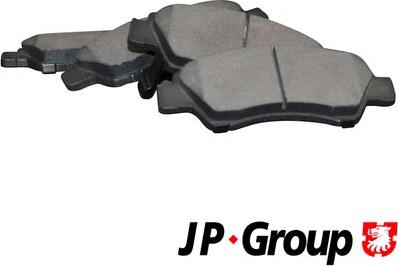 JP Group 3463600310 - Kit de plaquettes de frein, frein à disque cwaw.fr