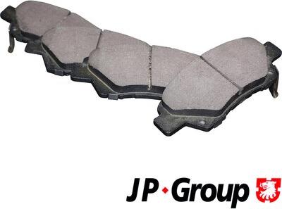 JP Group 3463601410 - Kit de plaquettes de frein, frein à disque cwaw.fr