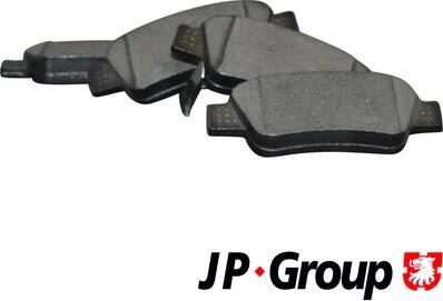 JP Group 3463700810 - Kit de plaquettes de frein, frein à disque cwaw.fr